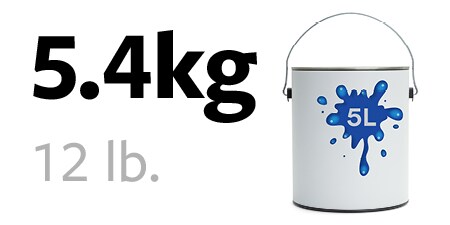 5,4kg -Farbkanister
